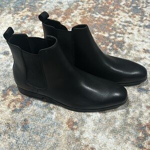 🆕 Marc Fisher LTD Burke Men's SZ 10.5 Chelsea Style Black Slip on Boots